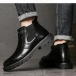 Men’s British-Style Chelsea Martin Boots Classic Elegance - Image 5
