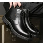 Men’s British-Style Chelsea Martin Boots Classic Elegance - Image 7
